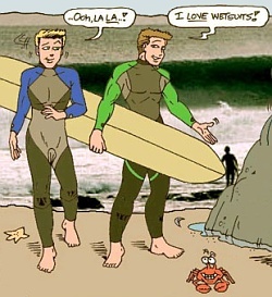 Wetsuit Cartoon